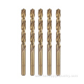 8PCS Titanium Coated HSS Twist Drill Bit Set